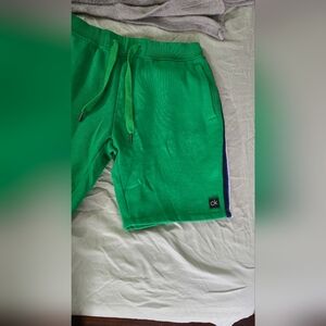 Calvin Klein Vibrant Green Athletic Shorts